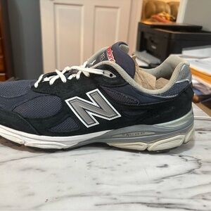 New Balance 990v3 Navy Grey Made in USA Size 13 M990NB3 ENCAP